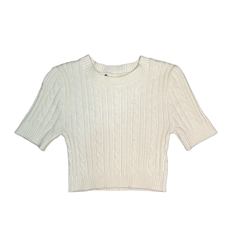 Vintage Knit Crop Top